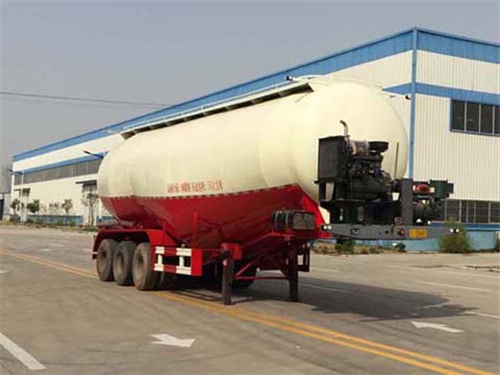 低密度粉粒物料運(yùn)輸半掛車
